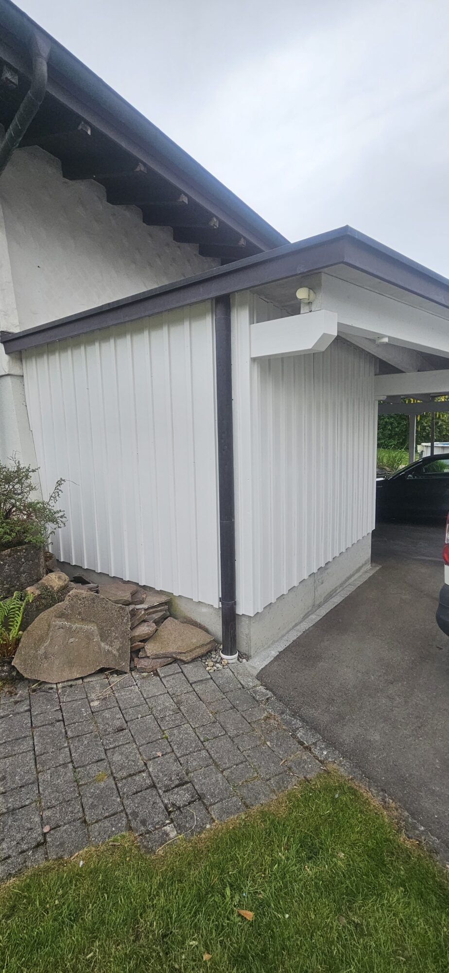 Hagelschaden Carport