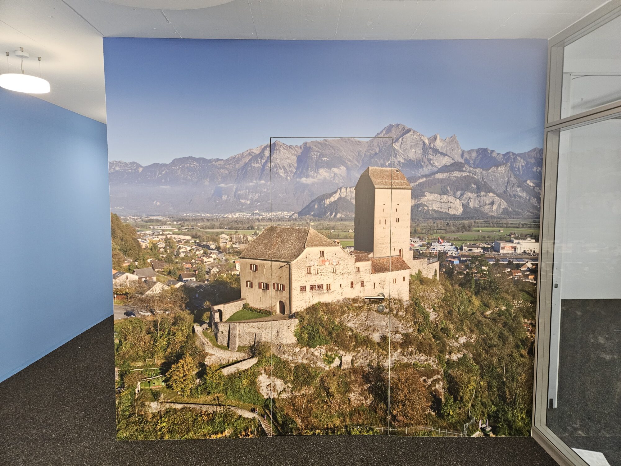 Fototapete in Planungsbüro