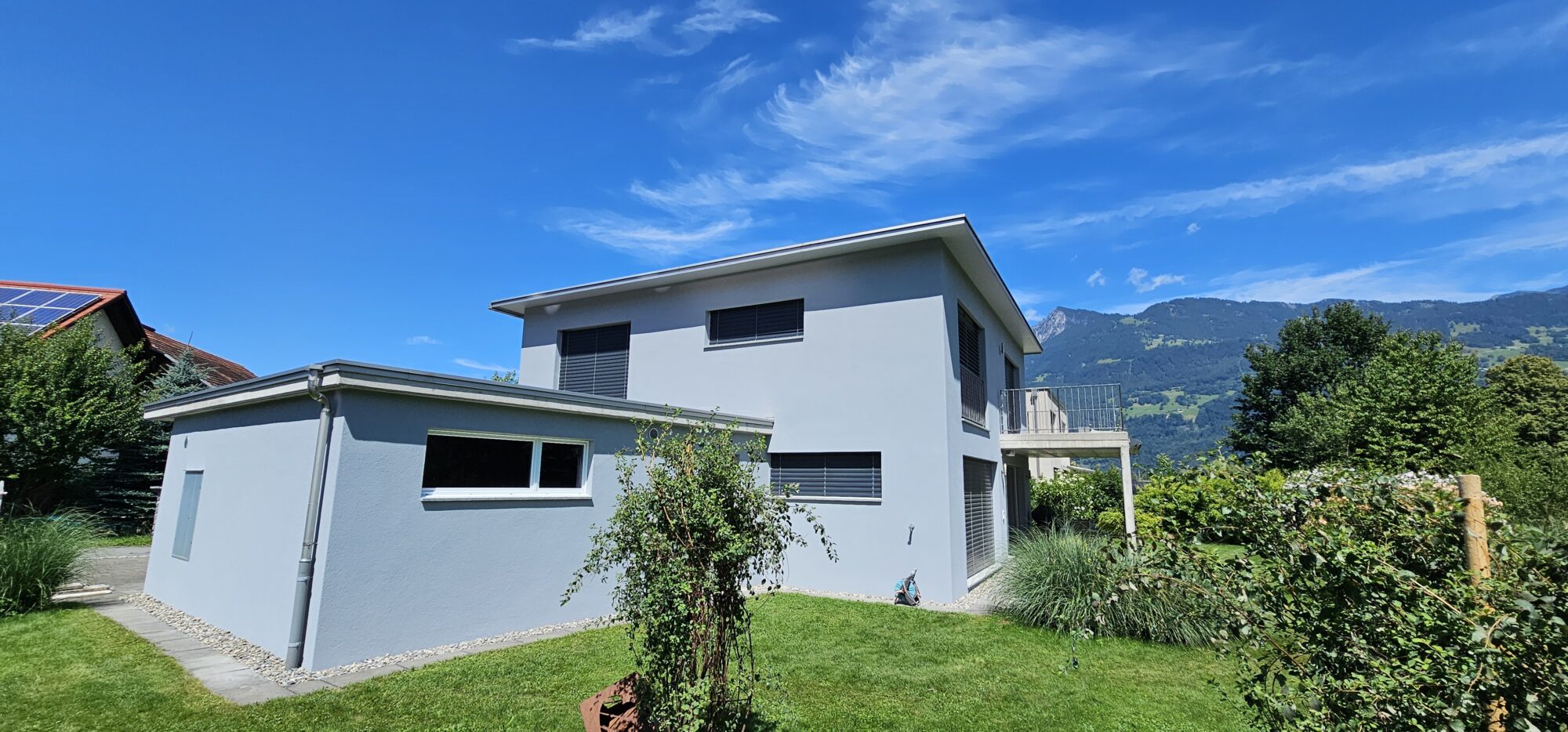 Fassadenrenovation in Sevelen